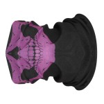 Face protection mask, skull design, purple color